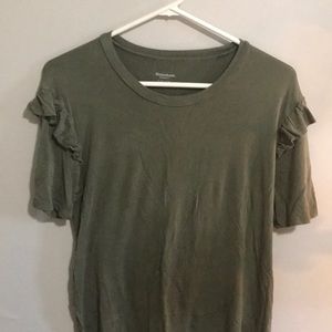 Maternity shirt in olive